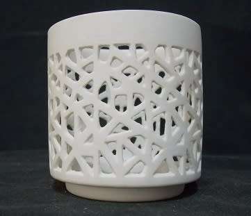Set of Porcelain Candle Holders