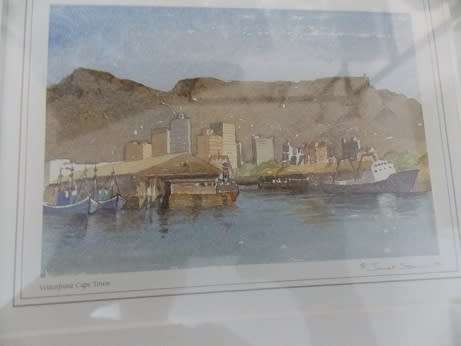 Print of Cape Town Waterfront by Janet Spaun
