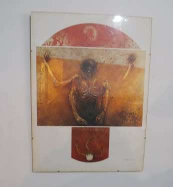 Monkey Shrine Print from Judith Mason