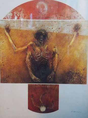 Monkey Shrine Print from Judith Mason