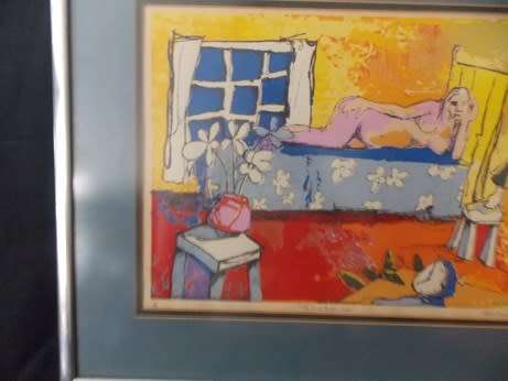 Stunning James Durno Blue Alarm Clock Framed Numbered Print