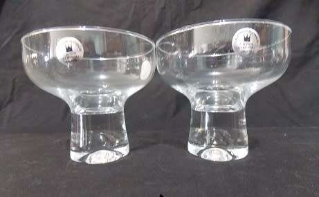 Crown Corning Set of Two Glass Dessert Bowls Created in Australia