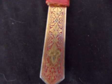 Great Brass Letter Opener in Leather sheath