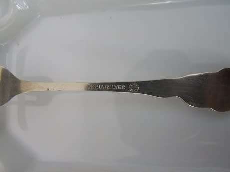 Three Nieuwzilver Cake Forks