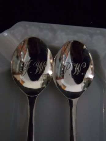 Set of Two EPNS Teaspoons