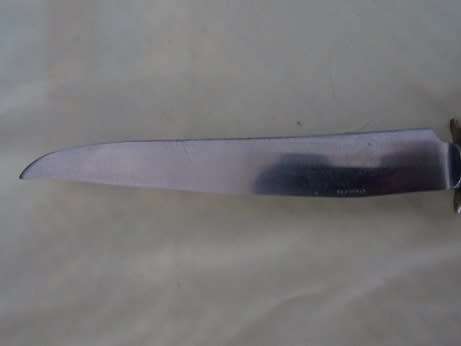 Sterling Silver and Stainless Steel Kitchen Knife