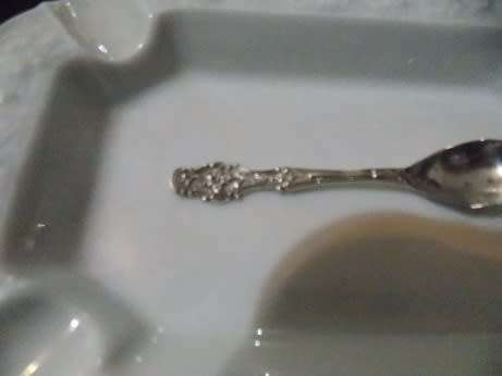 Pretty Silver Condiment Teaspoon