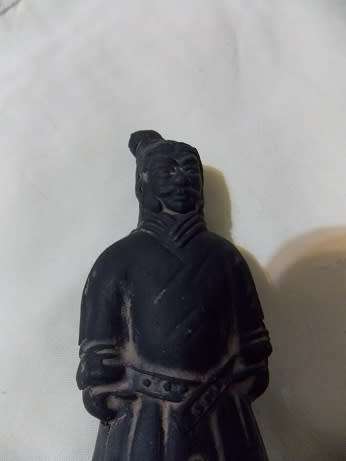 Antique Black Stone Figurine