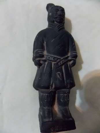 Antique Black Stone Figurine