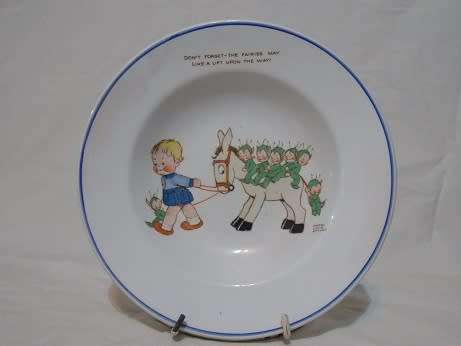Lovely Shelley Kiddies Bowl Signed by artist Mabel Lucy Attwell