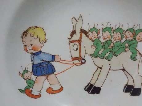 Lovely Shelley Kiddies Bowl Signed by artist Mabel Lucy Attwell