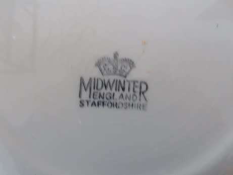 Midwinter Beautiful England Porcelain Snack Plate