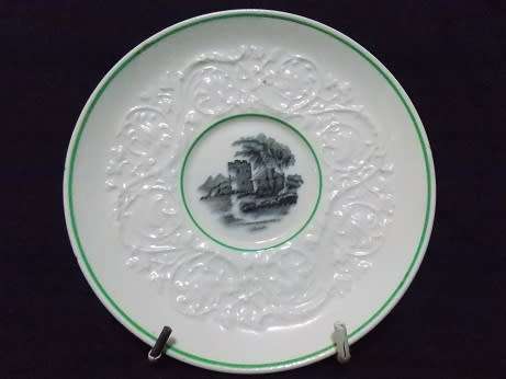 Vintage  Wedgwood  English Cathedral Series Etruria Holland Saucer