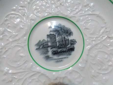 Vintage  Wedgwood  English Cathedral Series Etruria Holland Saucer
