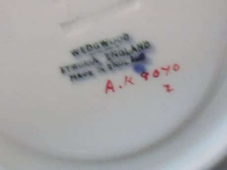 Vintage  Wedgwood  English Cathedral Series Etruria Holland Saucer