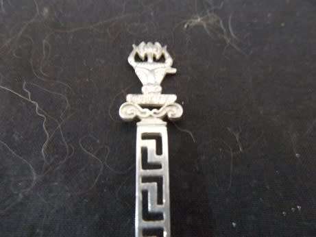 Set of Four Greek Silver Teaspoons