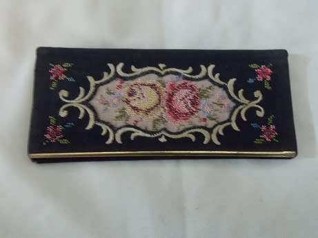 Small Petit Point Comb Holder