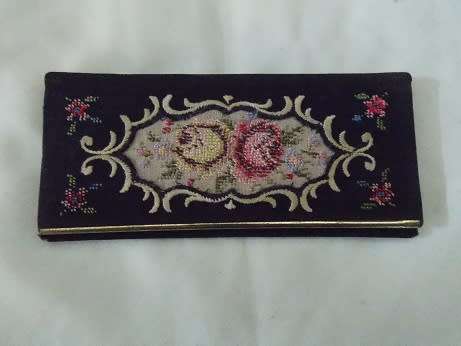 Small Petit Point Comb Holder