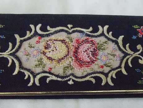 Small Petit Point Comb Holder
