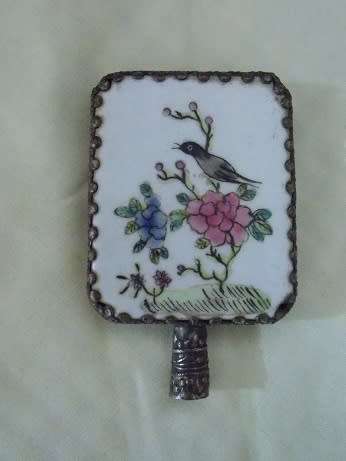 Tiny Antique Hand Mirror