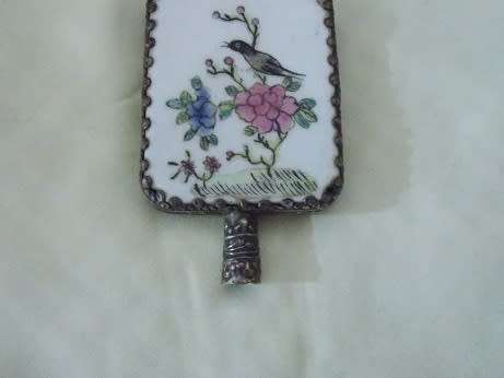 Tiny Antique Hand Mirror