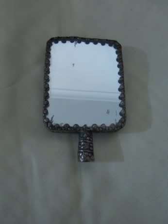 Tiny Antique Hand Mirror