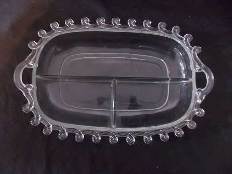Beautiful Glass Snack Tray