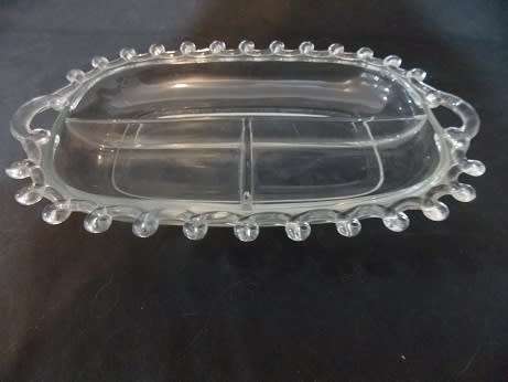 Beautiful Glass Snack Tray