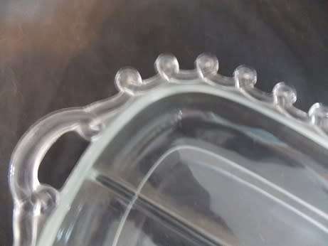 Beautiful Glass Snack Tray