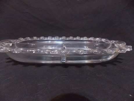 Beautiful Glass Snack Tray