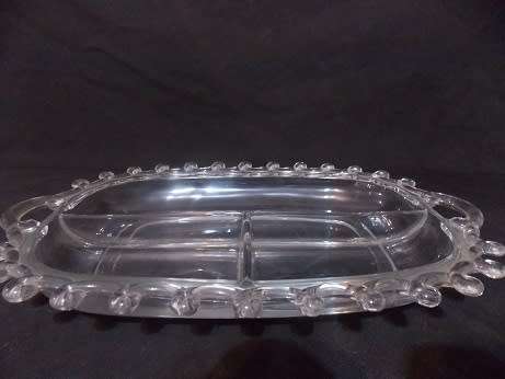 Beautiful Glass Snack Tray