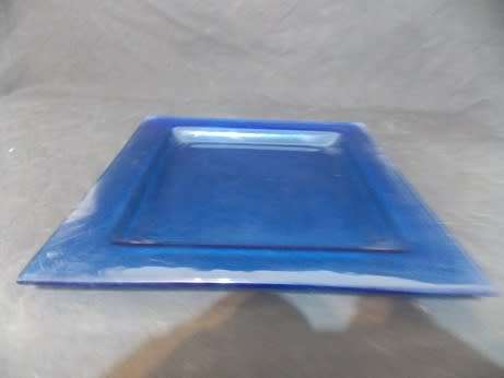 Lovely Dark Blue Glass Platter