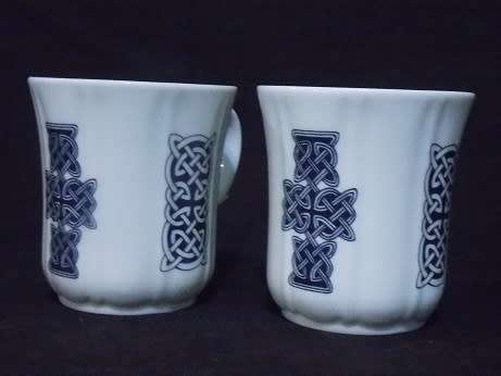 Nexus Design Bone China British made Set of Two Coffee Mugs