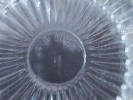 Beautiful Pressed Glass Trinket Bowl