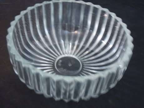 Beautiful Pressed Glass Trinket Bowl