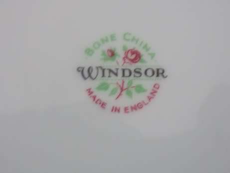 Windsor England Pretty Porcelain Snack Plate