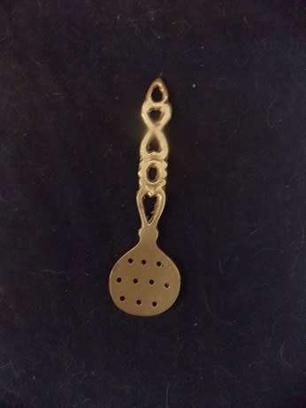 Pretty Brass Castor Sugar Spoon