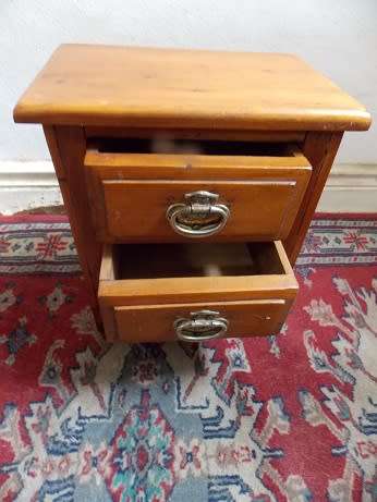 Small Yellow Wood Chest of Drawers