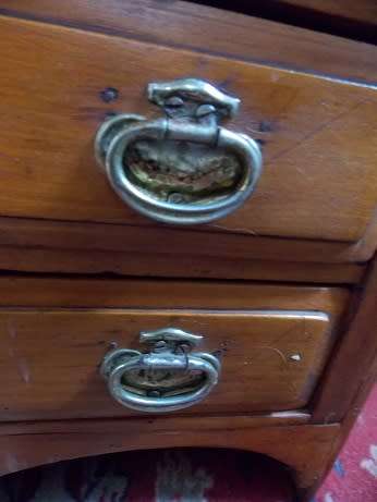 Small Yellow Wood Chest of Drawers