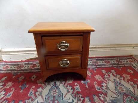 Small Yellow Wood Chest of Drawers