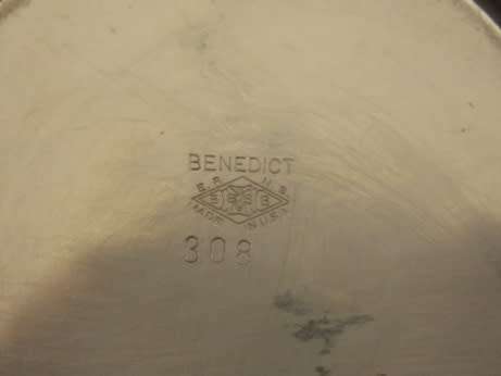 Benedict EPNS Small sweets bowl , Made in USA