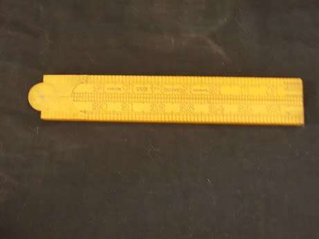 Vintage Folding Ruler