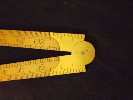 Vintage Folding Ruler