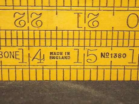 Vintage Folding Ruler