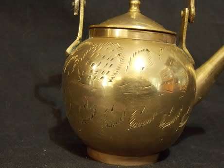 Beautiful Little Brass Tea Pot