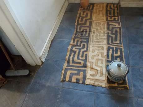 Beautiful African Ethnic Rafia Rug