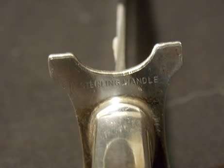 Sterling Silver and Stainless Steel Kitchen Knife