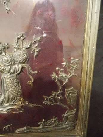 Antique Brass and Pewter Wall Art