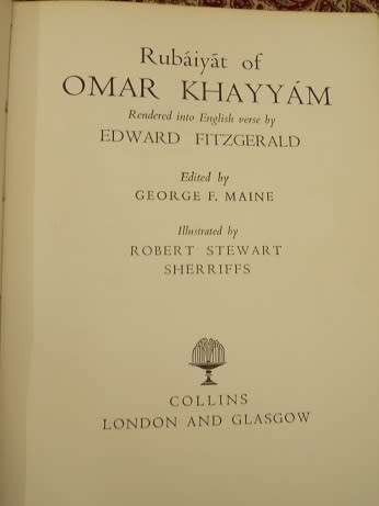 Rubaiyat of Omar Khayyam Poetry