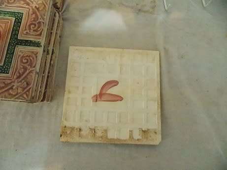 Set of Antique Eleven Beautiful Fireplace Tiles